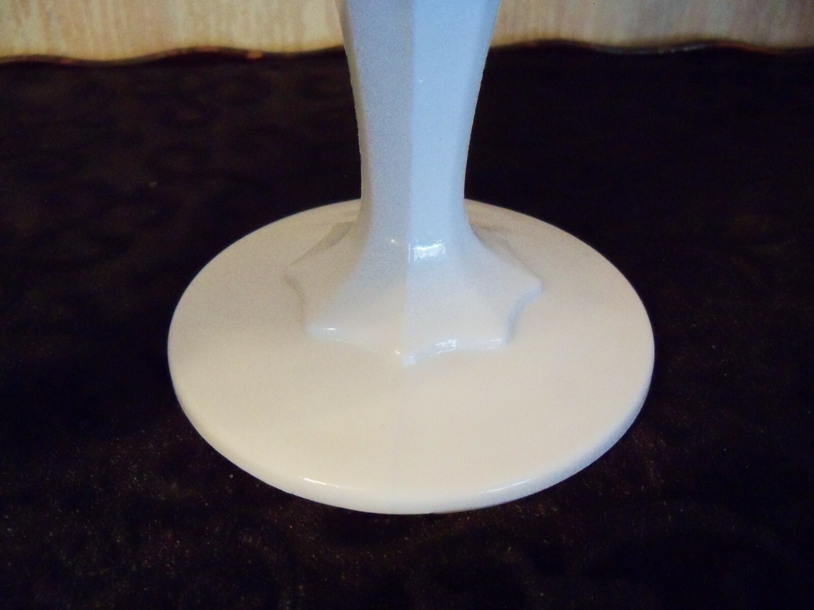 3 MATCHING WHITE GLASS – VTG COMPOTES – 2 SIZES