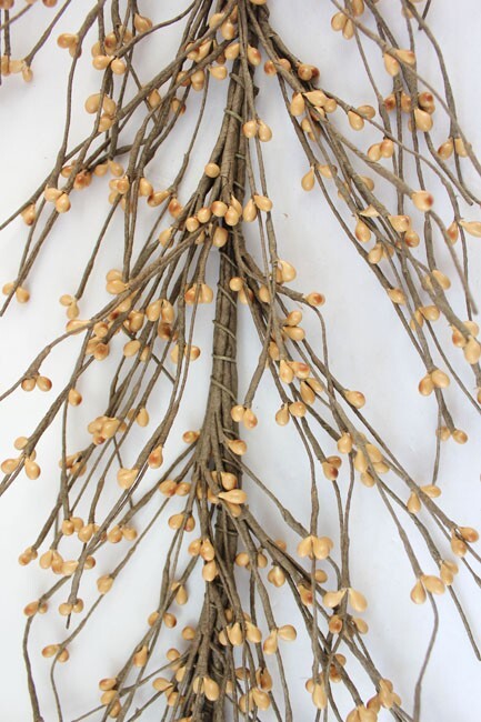 EV-C4AH Pip Berry Garland in Mustard