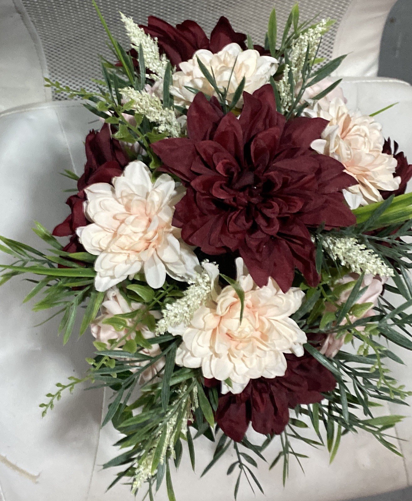 Cowboy Boot Floral Arrangement Western Style Home Decor Faux Florals