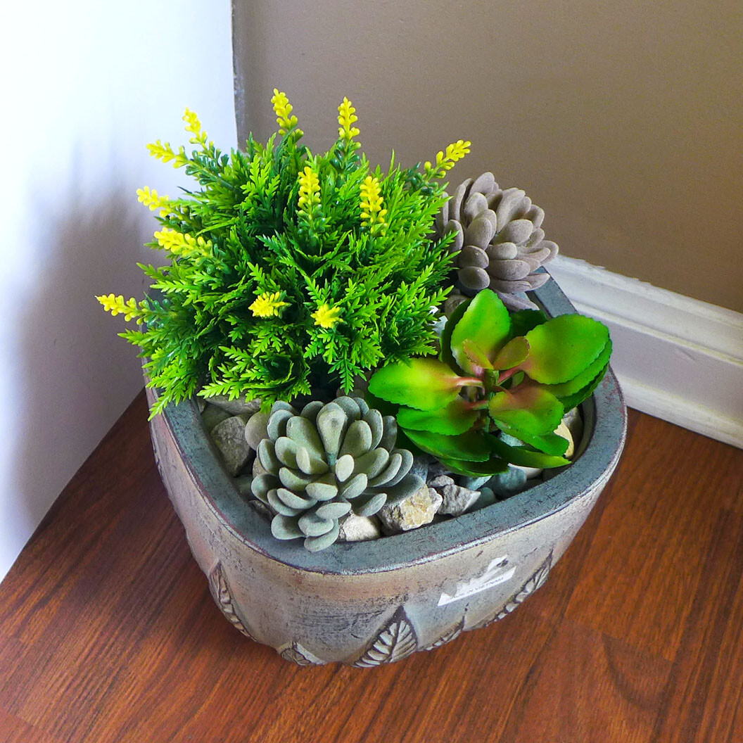 Artificial Mini Plants Flower Ball Grass 4 Pcs Succulents Landscape (M29)