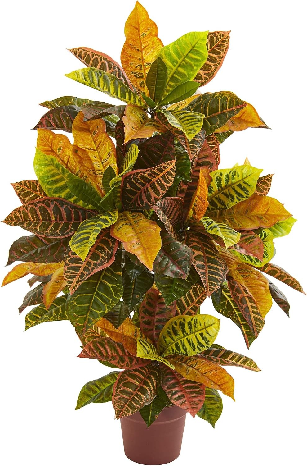 36in. Croton Artificial Plant Real Touch)