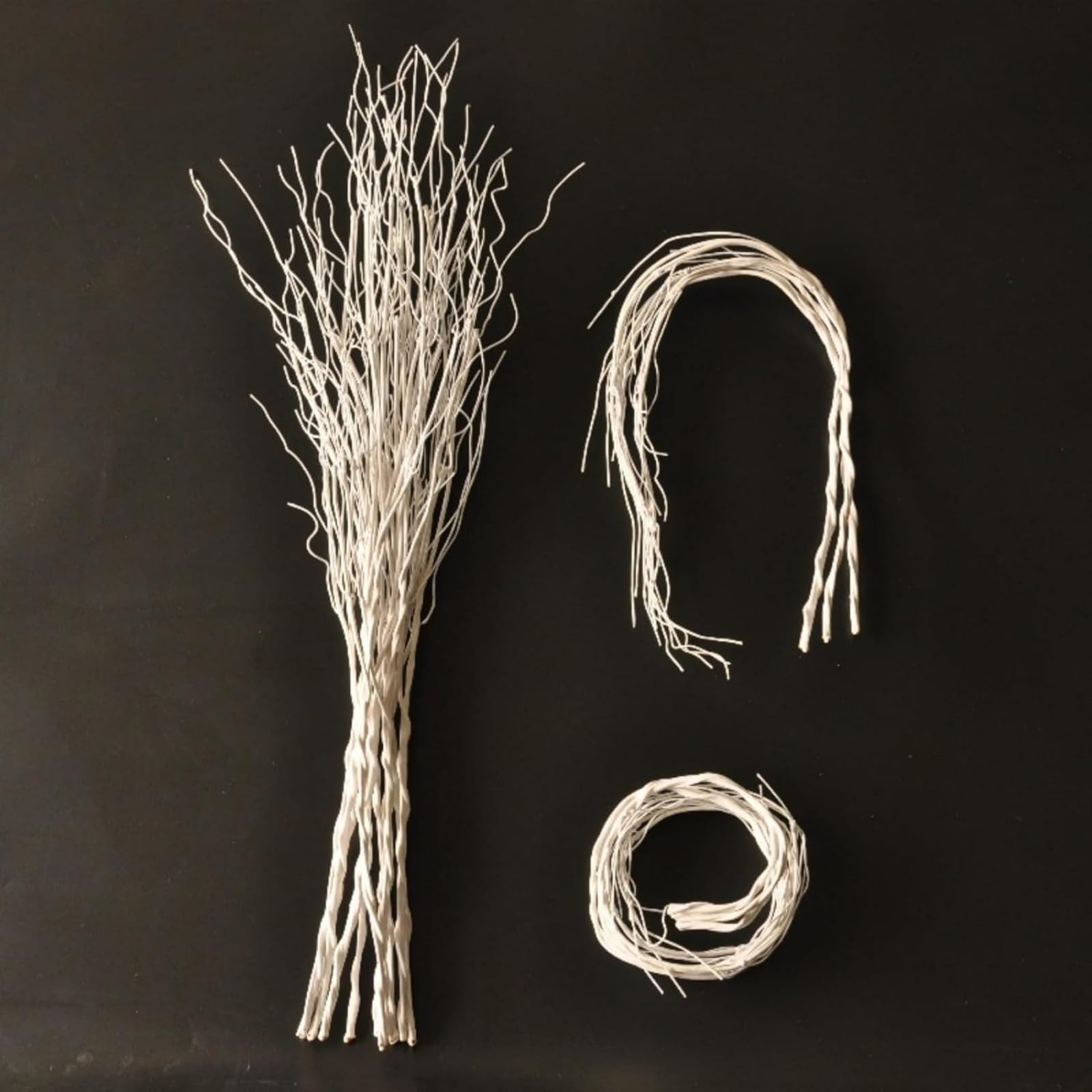 Lifelike Curly Willow Branches,30Inches Faux Tree Branches Decorative Dried T…