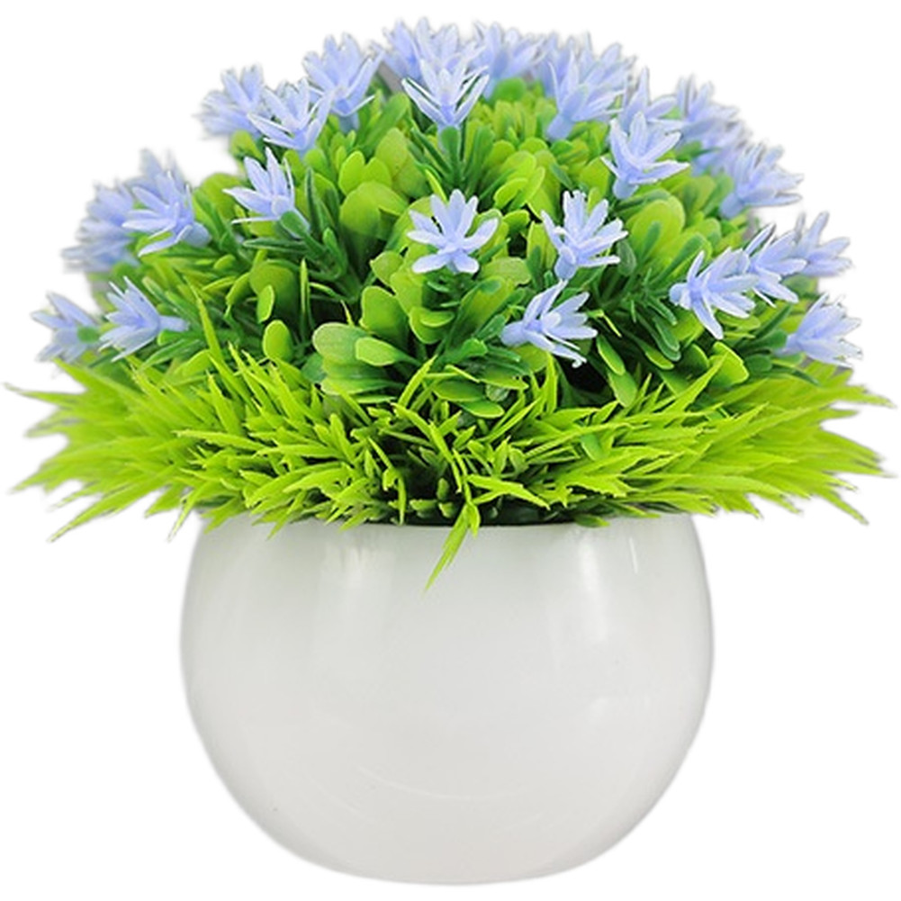 Artificial Gypsophila Flower Plastic Pot Decoration Nordic Style Home Office