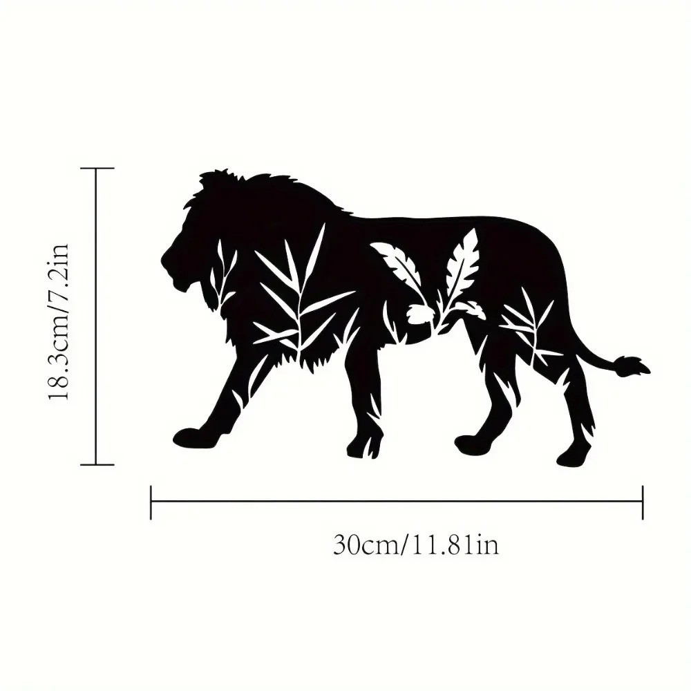 Lion Metal Wall Art Perfect for Kitchen Bathroom Living Room Home Accents Decor