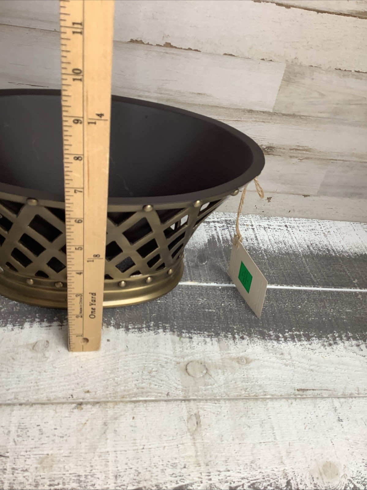 Ballard Design Bunny Williams Lattice Oval Cachepot