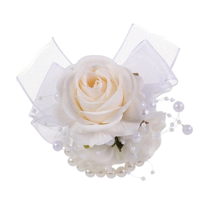 Faux Floral Arrangement Rhinestones Roses For Anniversary Dinner Table