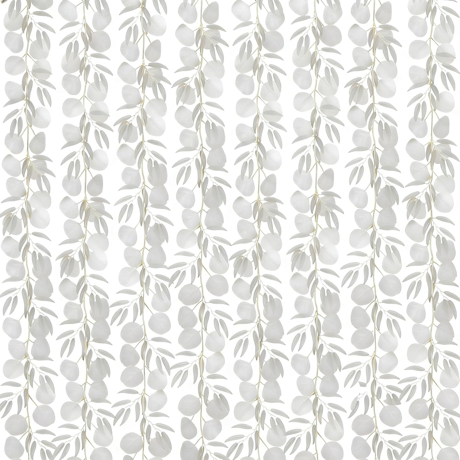 18Pack 126Ft Eucalyptus Garland,Artificial Eucalyptus Leaves Table Greenery