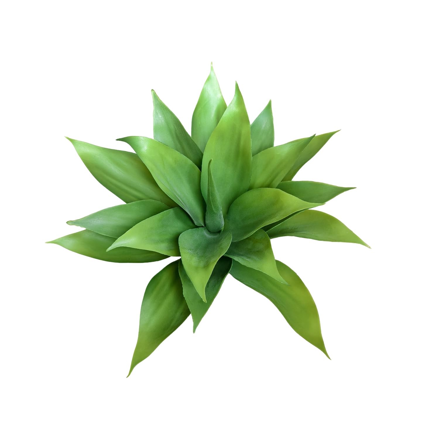 Artificial Agave Plants, 13.8Inch Realistic Faux Plant for Indoor Outdoor Hom…