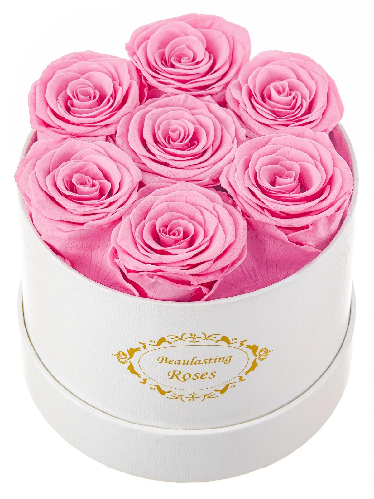 Preserved Roses Gift Box Long Lasting Flower Arrangement Pink