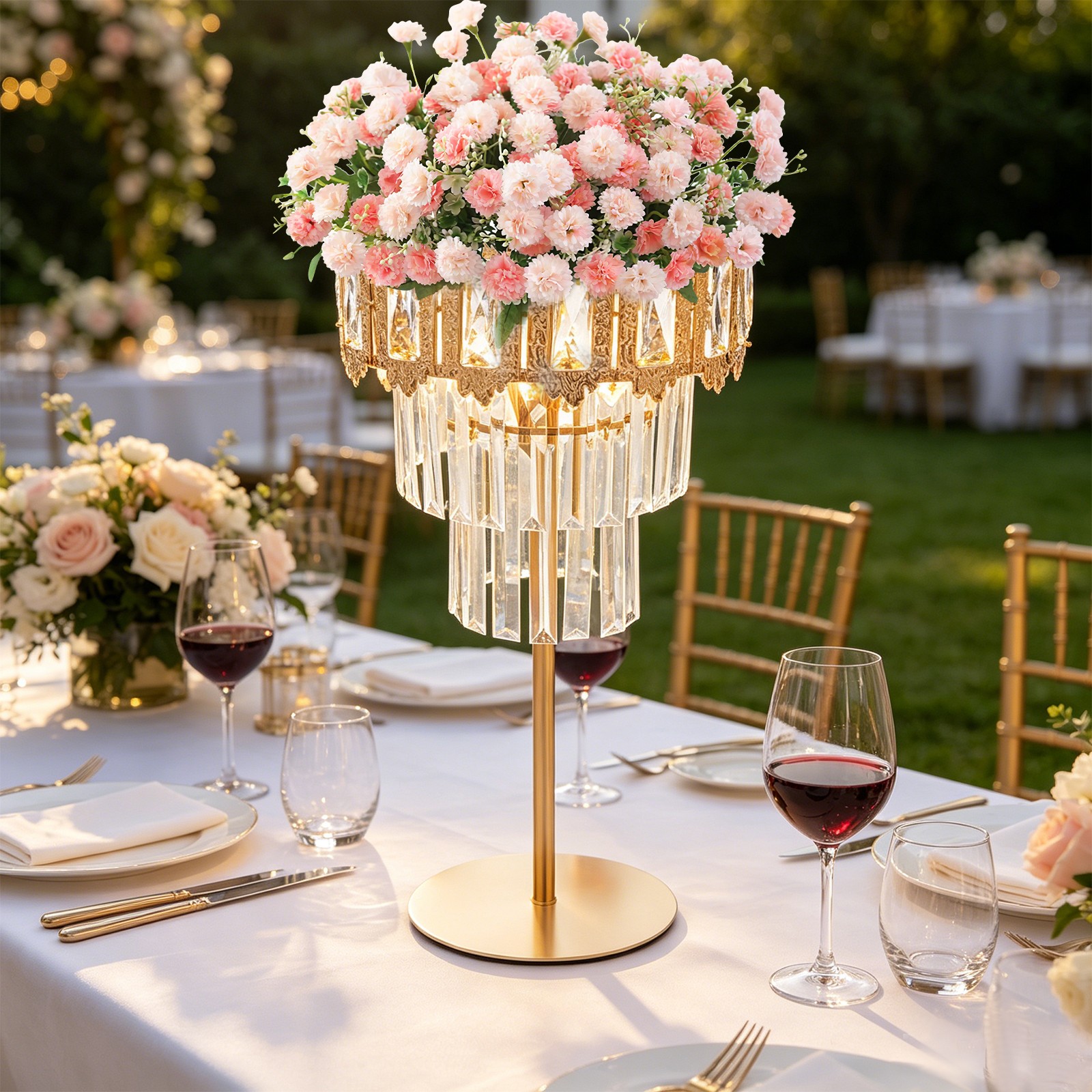 Flower Stand Centerpiece for Birthday Party Weddings Decoration Flowers Stand