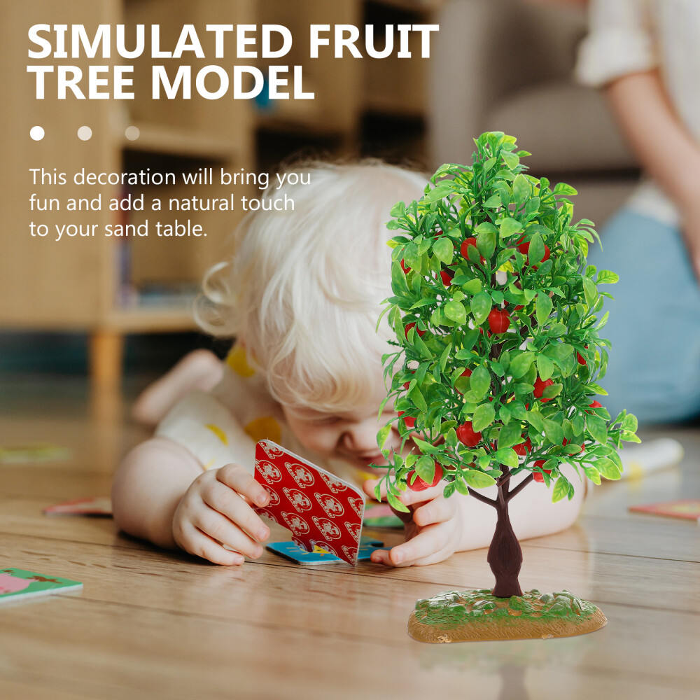 Tree Model Fruitful Artificial Fake Bonsai Faux Indoor
