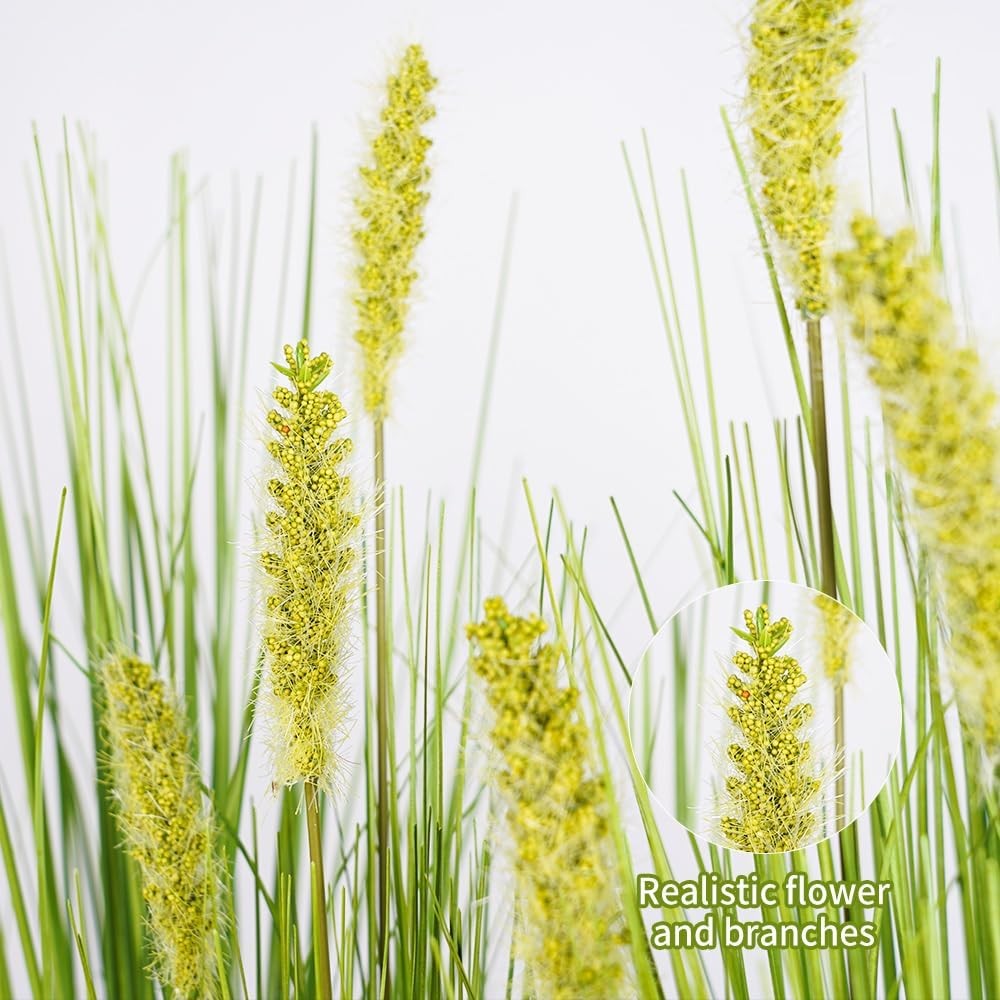 Artificial Plants 6PCS 27“ Fake Tall Onion Grass Faux Plant,Artificial Grass