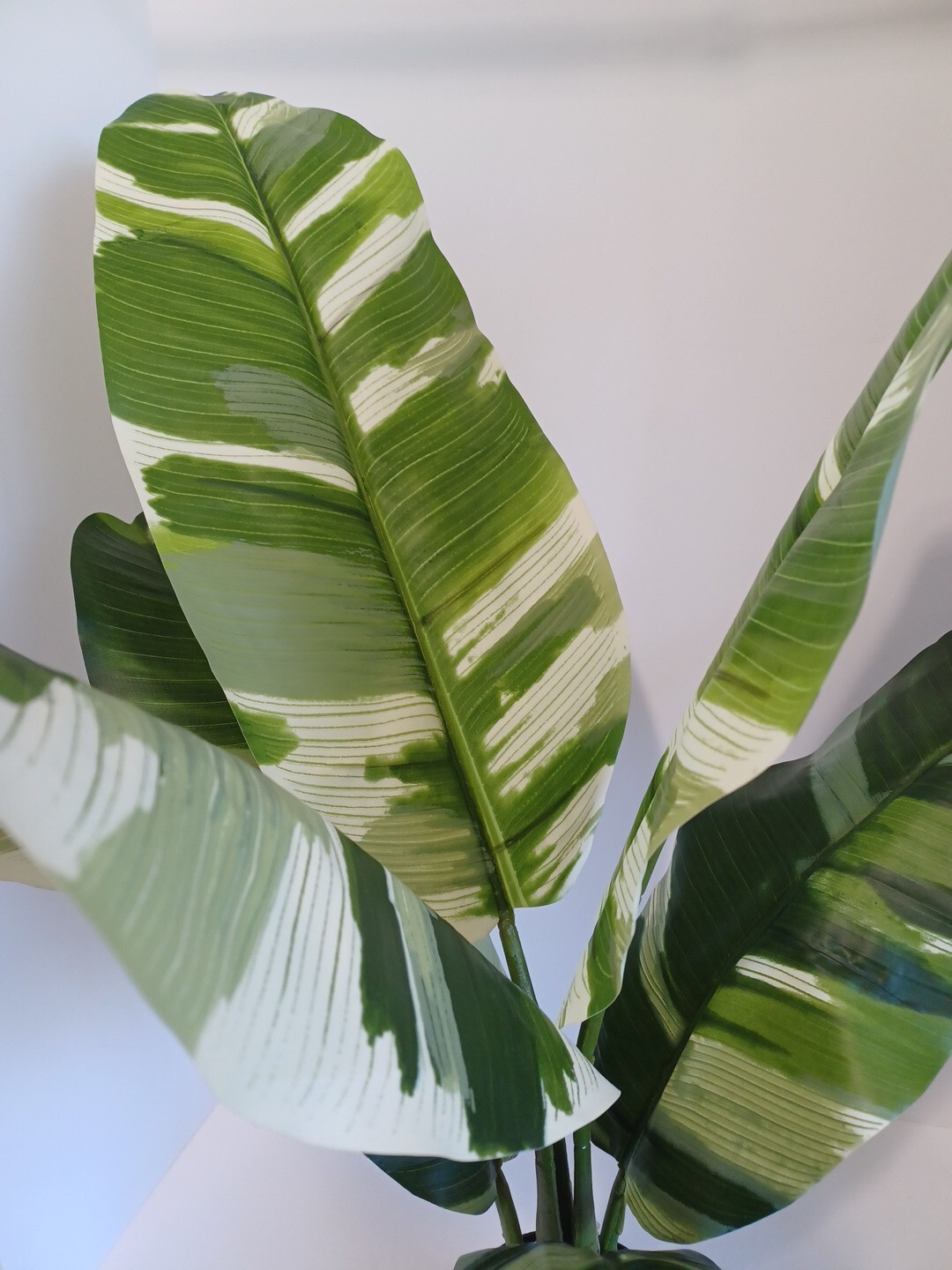 Banana Leaf Potted Houseplant, 30″ X 24″, Silk Craft, Brand New