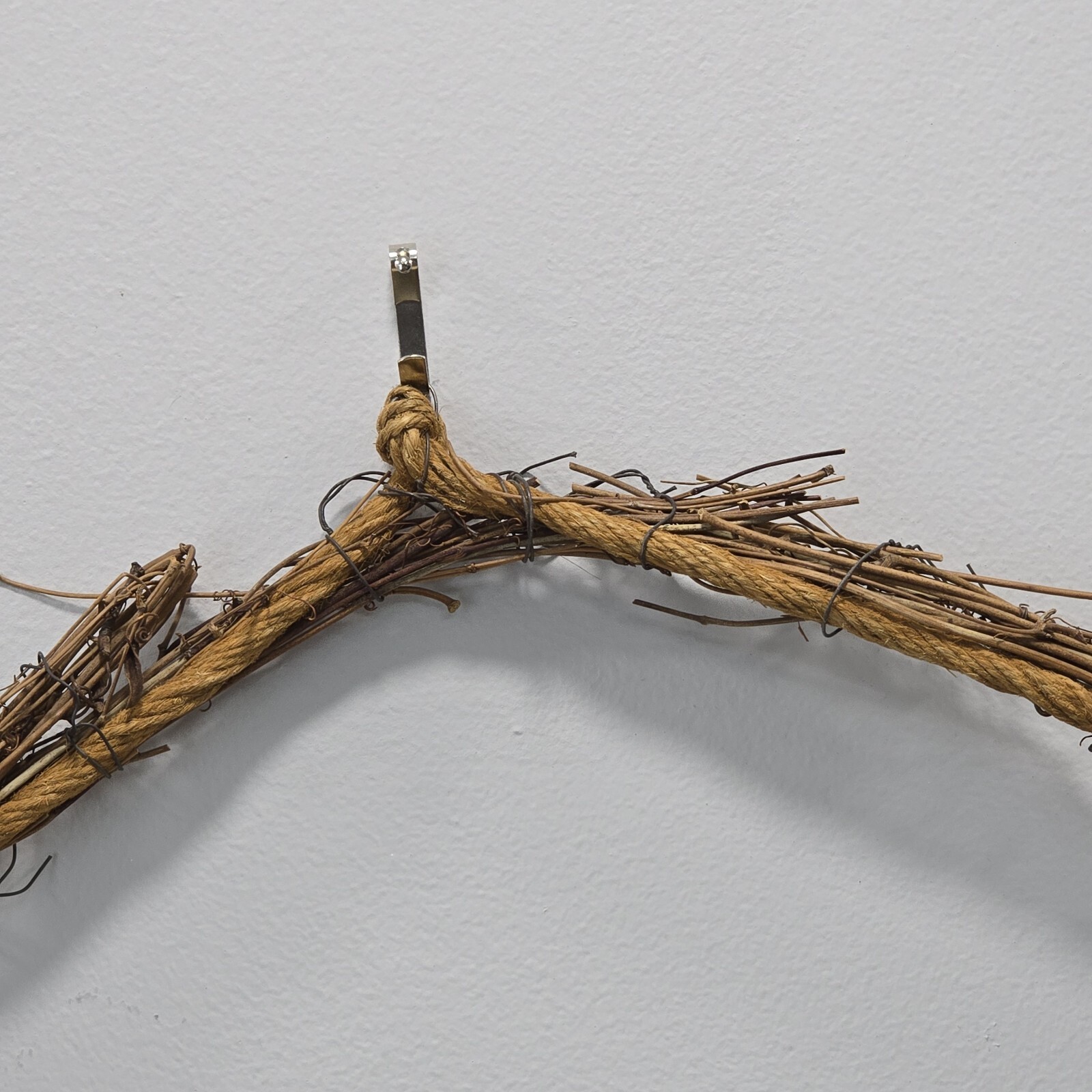22″ Farmhouse Primitive Rustic Grapevine Home Wall Décor Arched Swag Wreath