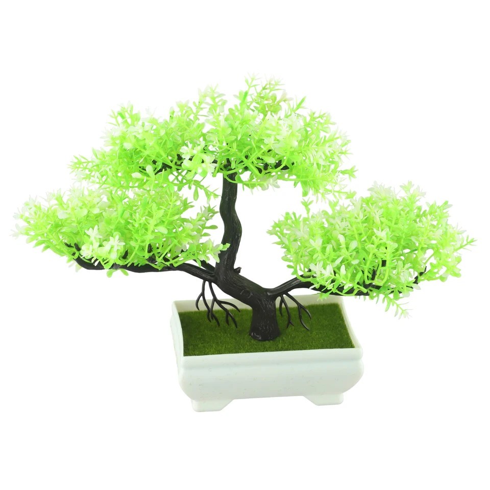 Artificial Bonsai Potted Plant Small Fake Tree Home Office Table Desk Decor