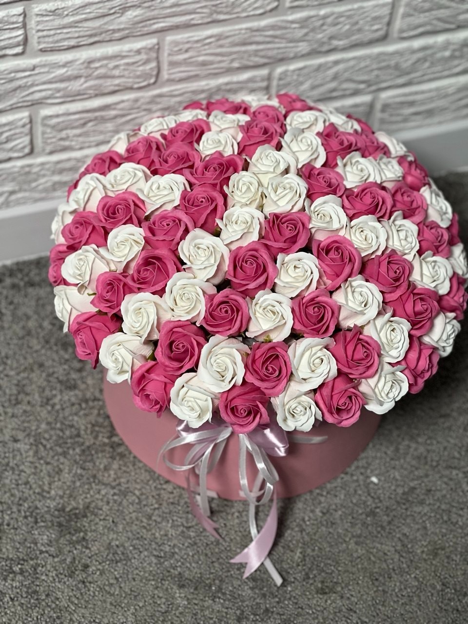 Decorative Soap Flowers – 101 Red Roses | Luxury Gift Bouquet