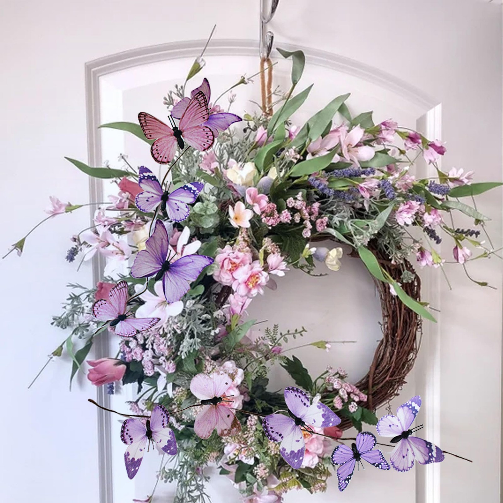 Artificial Butterfly Garland, Fake Butterfly Decorative Vines, DIY 3D Unique …
