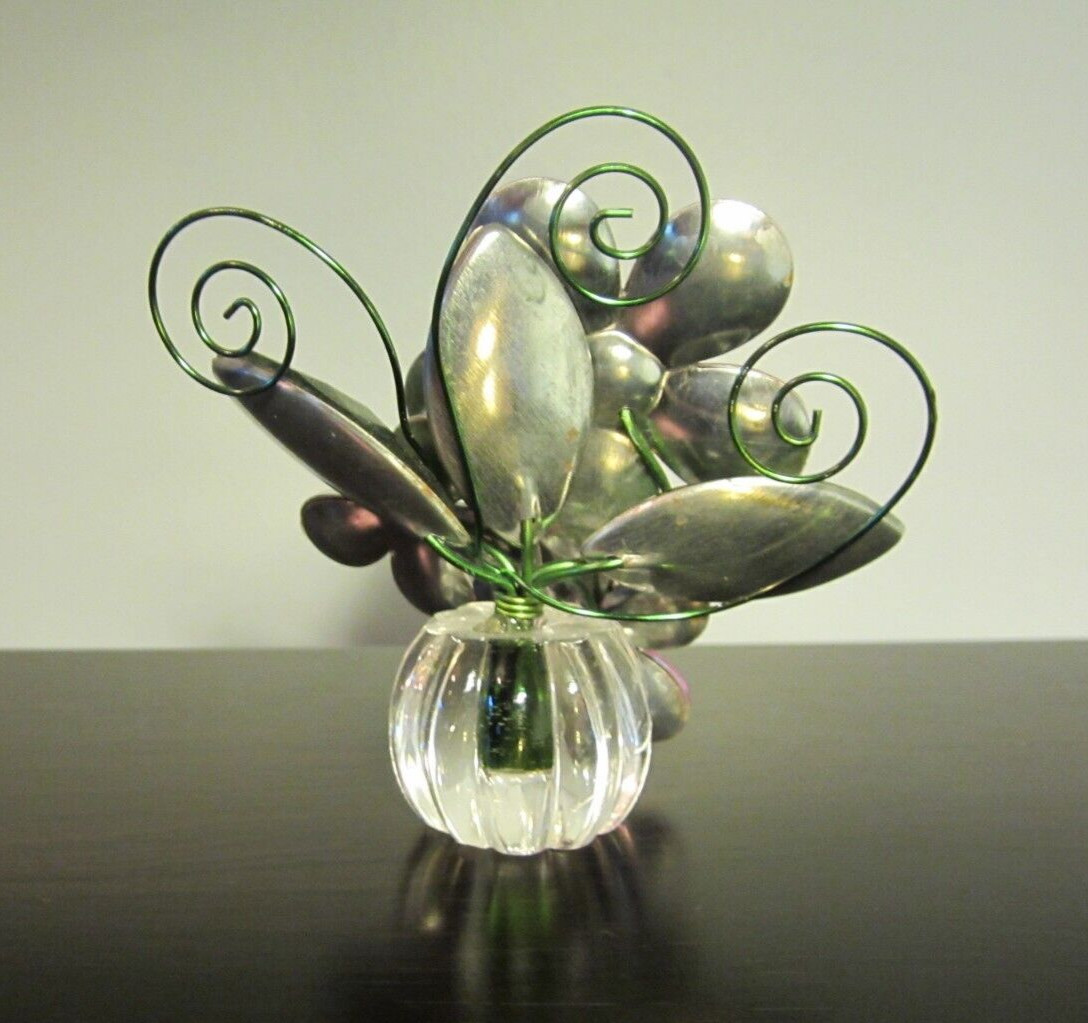 Bouquet Flowers Acrylic And Metal By Crystal Expressions Gante