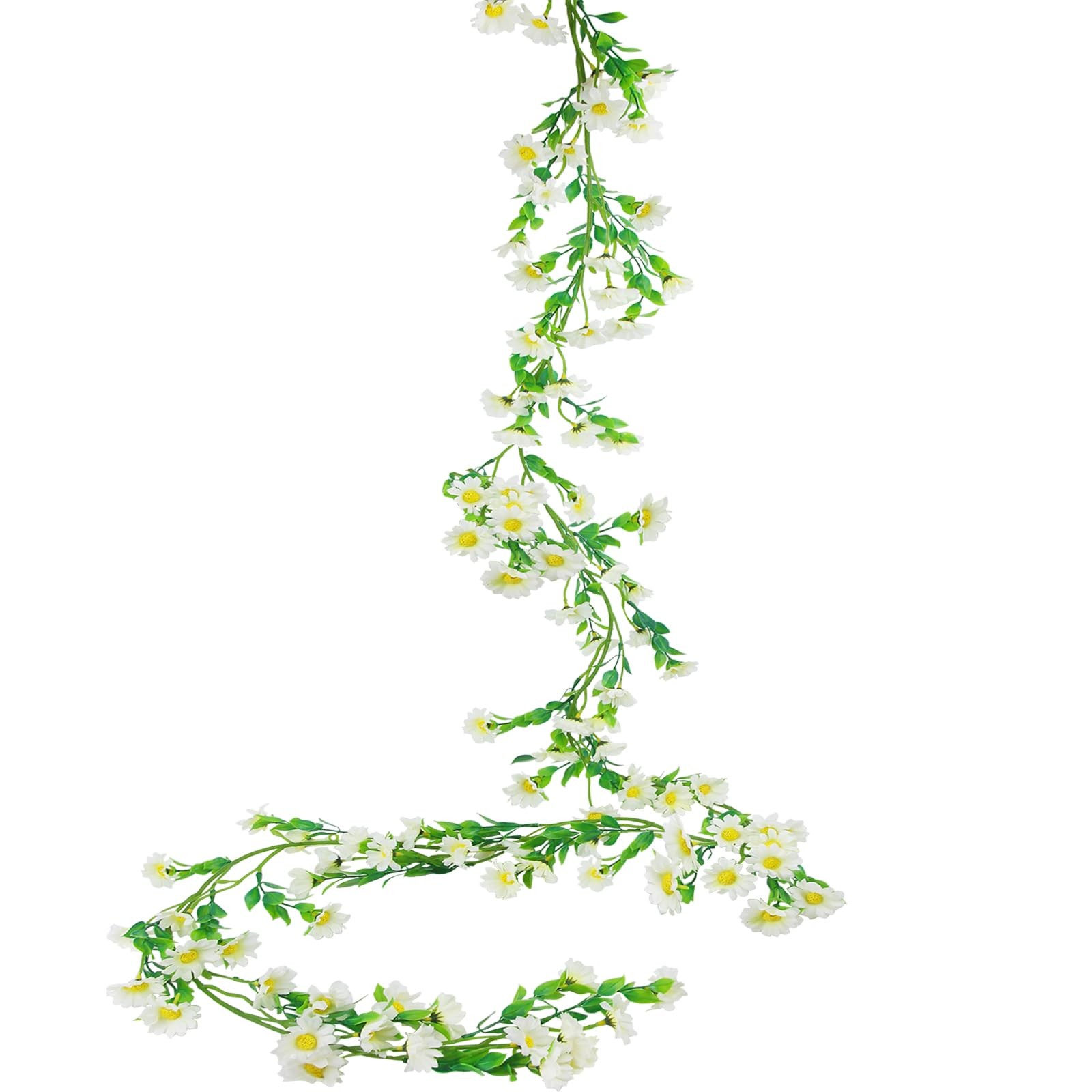 Artificial Daisy Flowers Vine Silk Wildflower Garland Spring Fake Flower Vine…