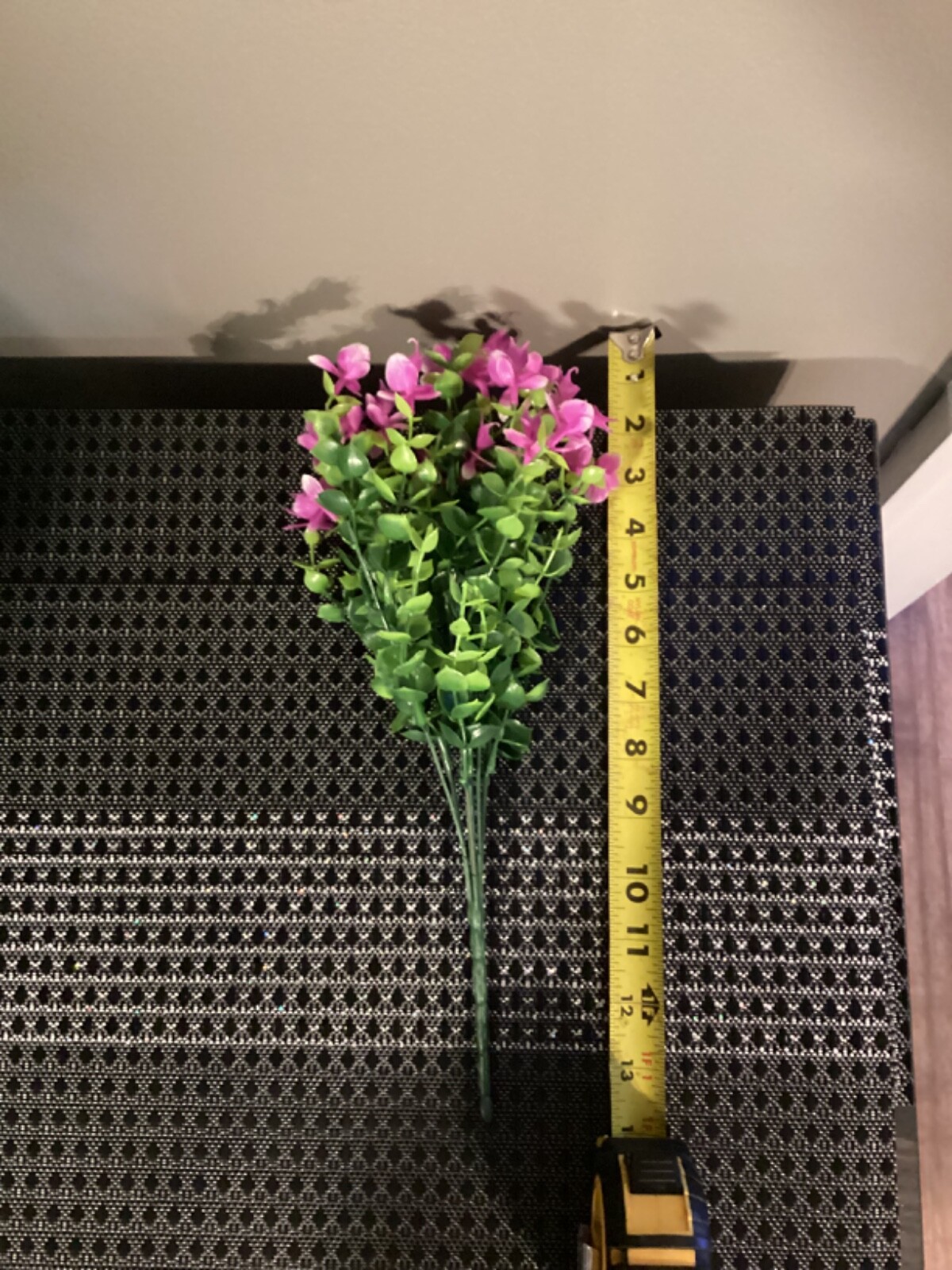 NEW Set of 8 Magenta Artificial Floral Pieces- 14in