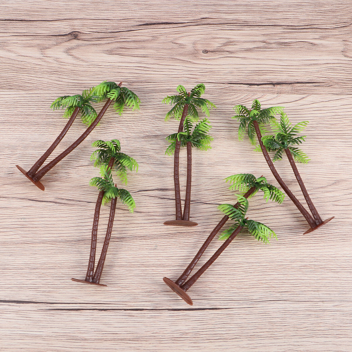 5Pcs Mini Fake Coconut Palm Tree Micro Landscape Aquarium Fish Tank Decor