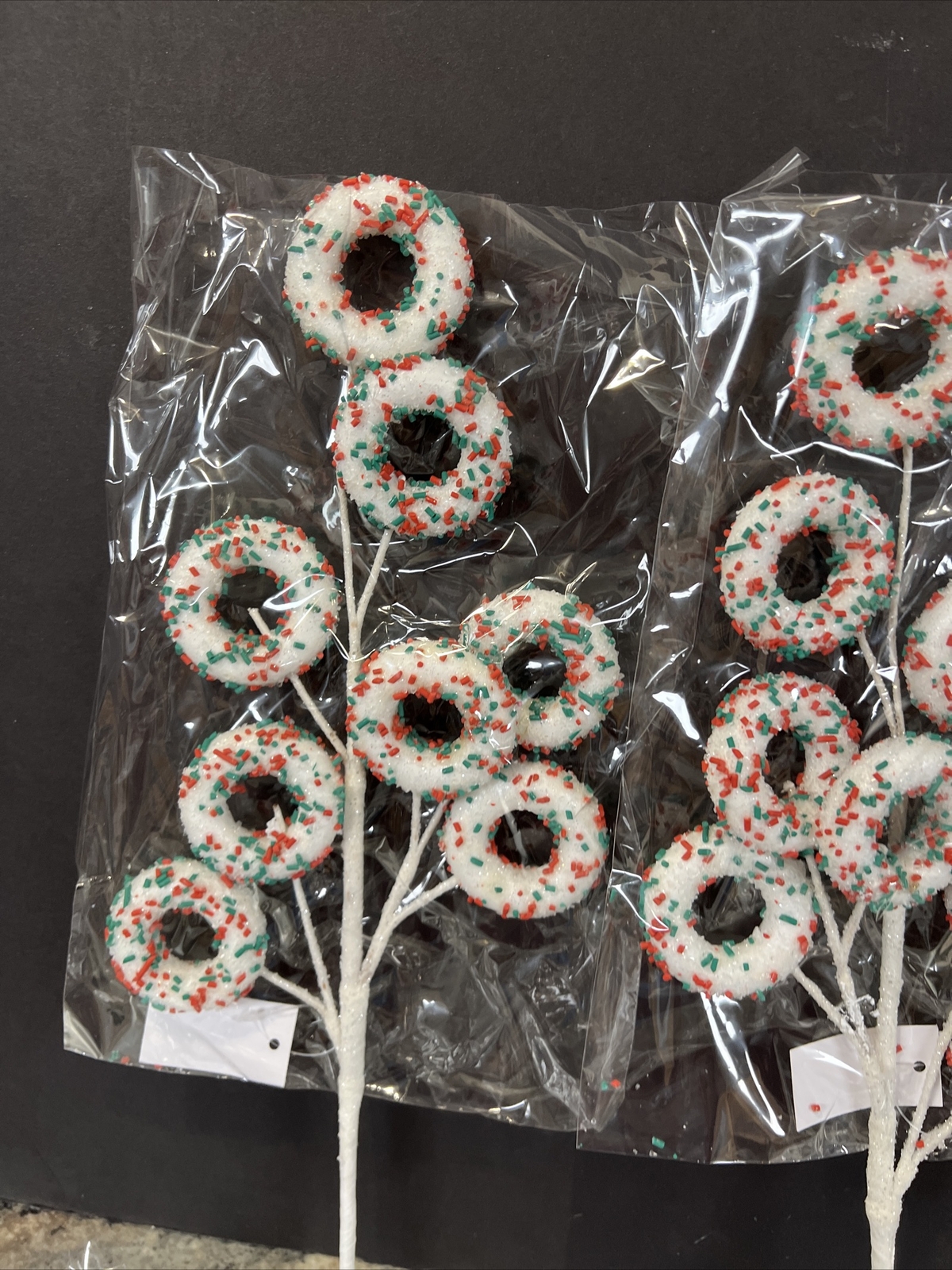 5 Sprinkle Treats Donut Doughnut 15.5” Picks Twig Spray Valerie Parr Hill Rare