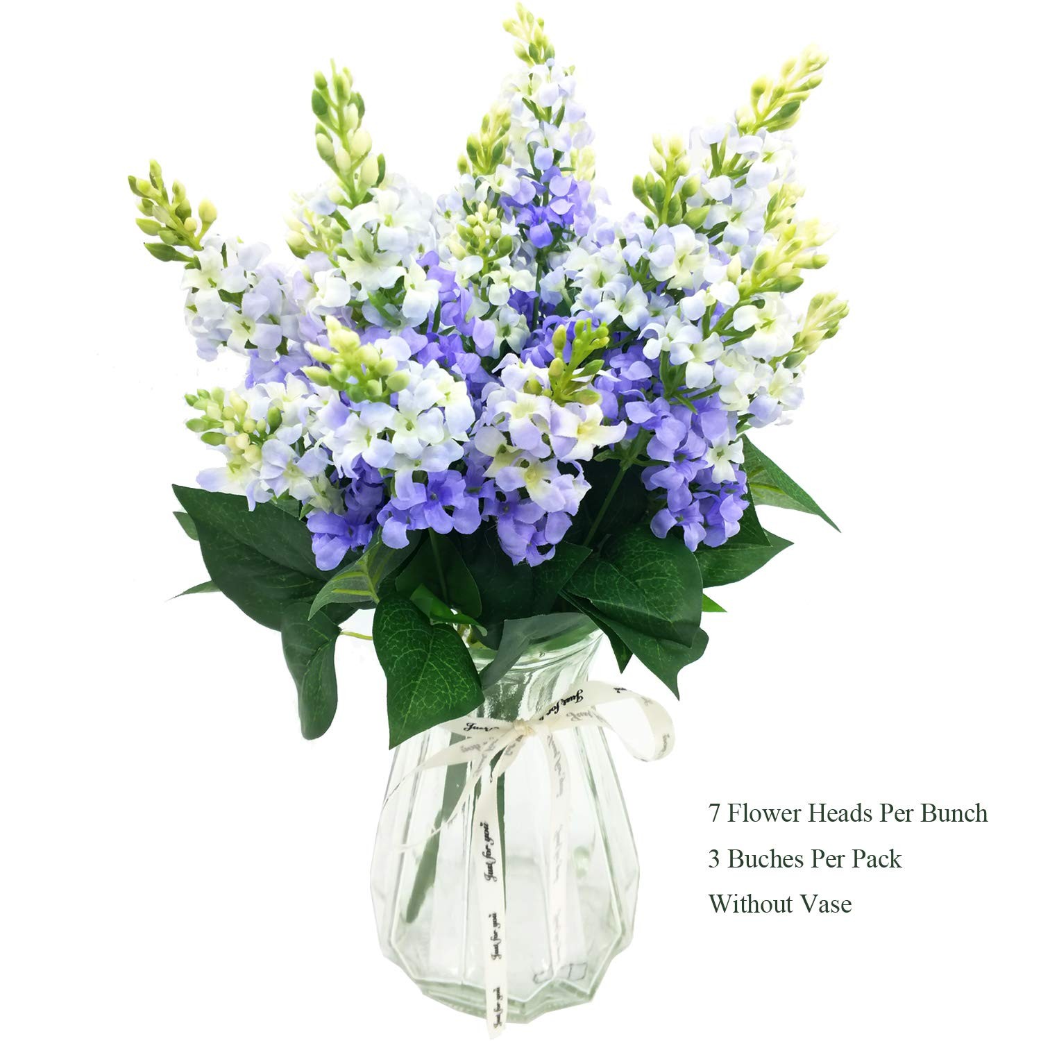 Artificial Fake Flowers Silk Plastic Plant Arrangement 3 Bouquets – Home Indoor