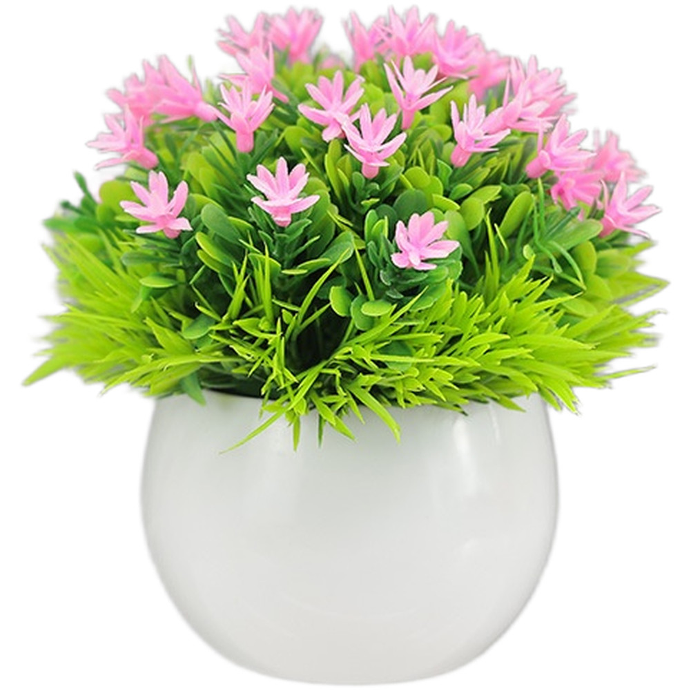 Artificial Gypsophila Flower Plastic Pot Decoration Nordic Style Home Office