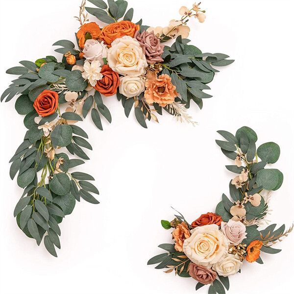 Artificial Flower Garland Spring Summer Floral Vine for Wedding Arch Table Decor