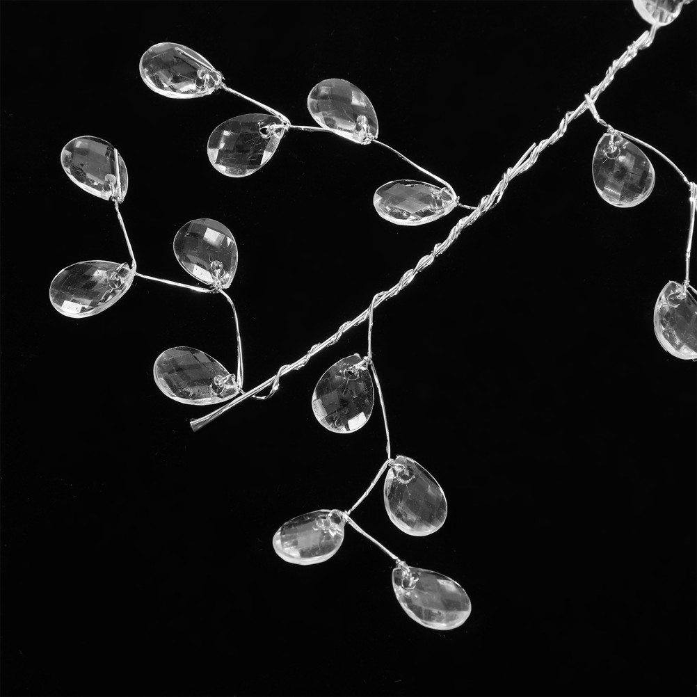 10 Bunches Artificial Acrylic Flower Picks For Diy Crafts Wedding Decoration