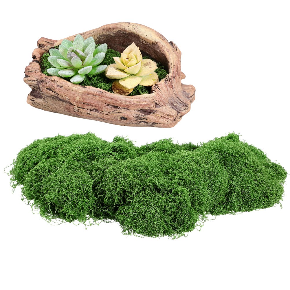 Moss for Plants Indoor Artificial Fake Green Microlandscape Decor