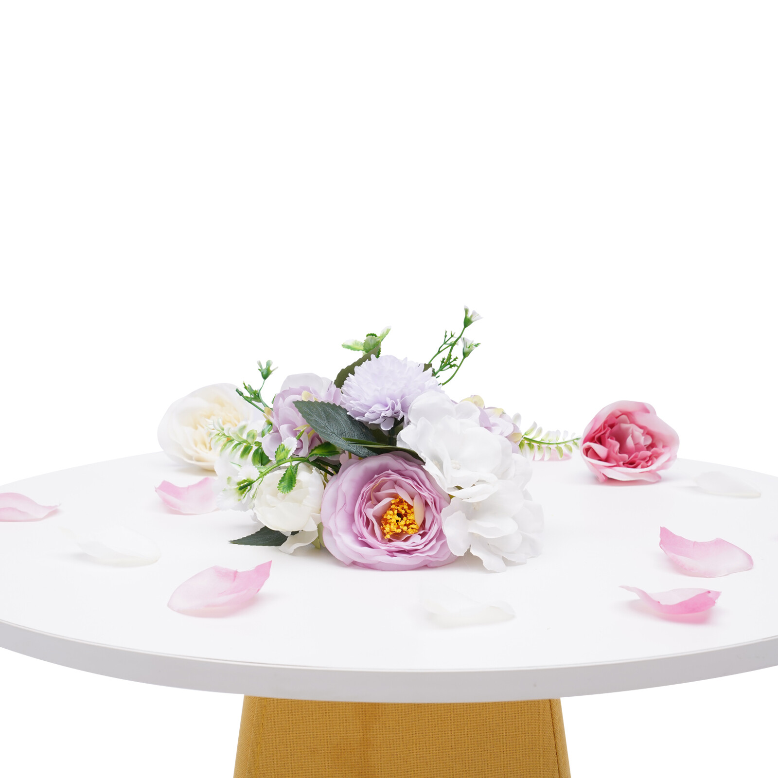 10 Set Artificial Hydrangea Camellia Flowers Silk Bouquet Party Wedding Decor