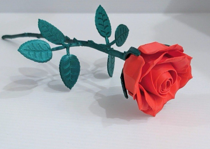 CUSTOM 3D PRINTED ROSES AND BOUQUET