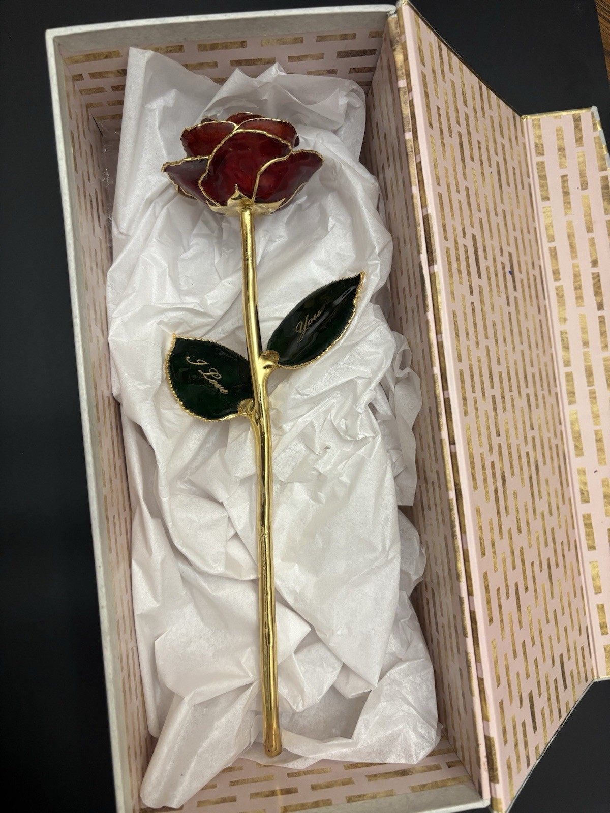 24k Gold Dipped Red Rose ~Perfect for Valentine’s ~Anniversary ~Special Occasion