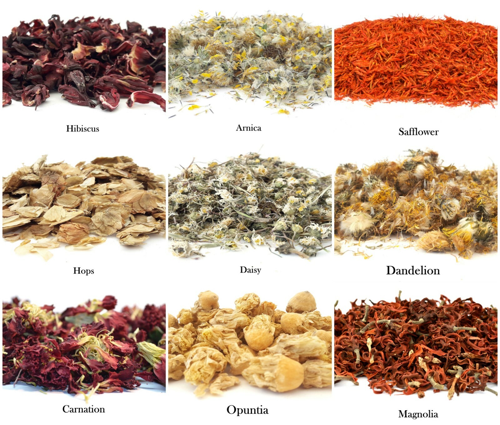 Edible Dried Flowers & Petals 62+ Types! Tea Cooking Gin Tonic Coctail Garnishes