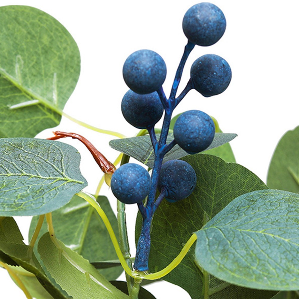 Simulation Rattan Plant with Eucalyptus for Indoor and Outdoor Decoration