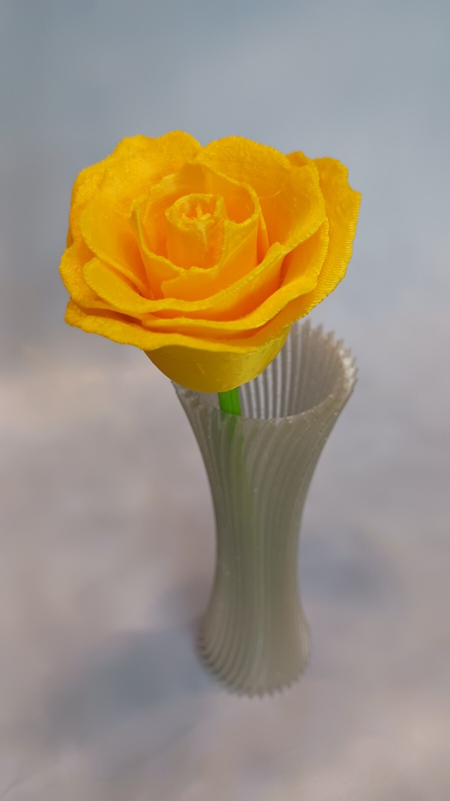 Mother’s Day Flowers Roses w/Vase 3D printed 3 Rose colors 2 color vases
