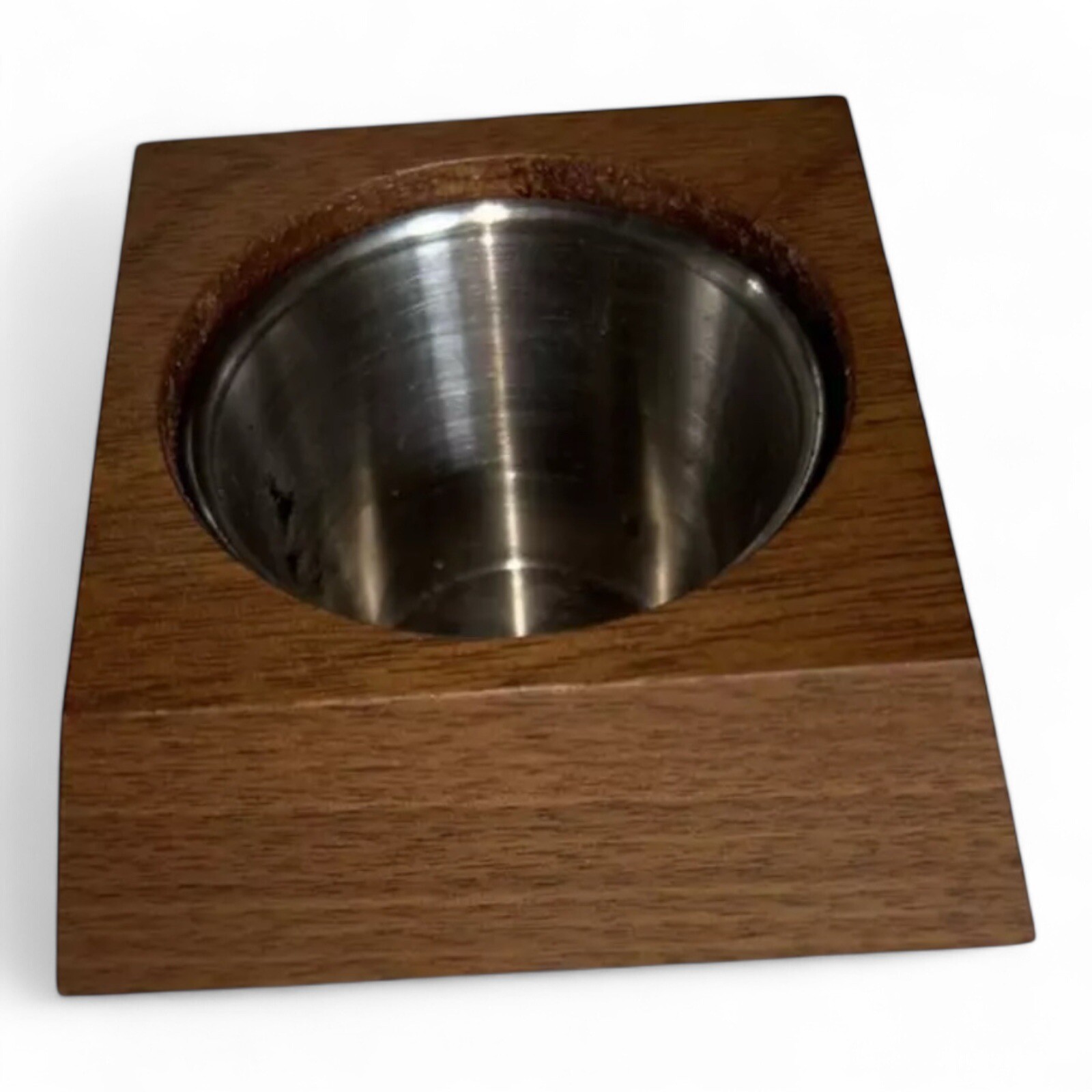 Walnut Box Car wood planter by Revolution Design House