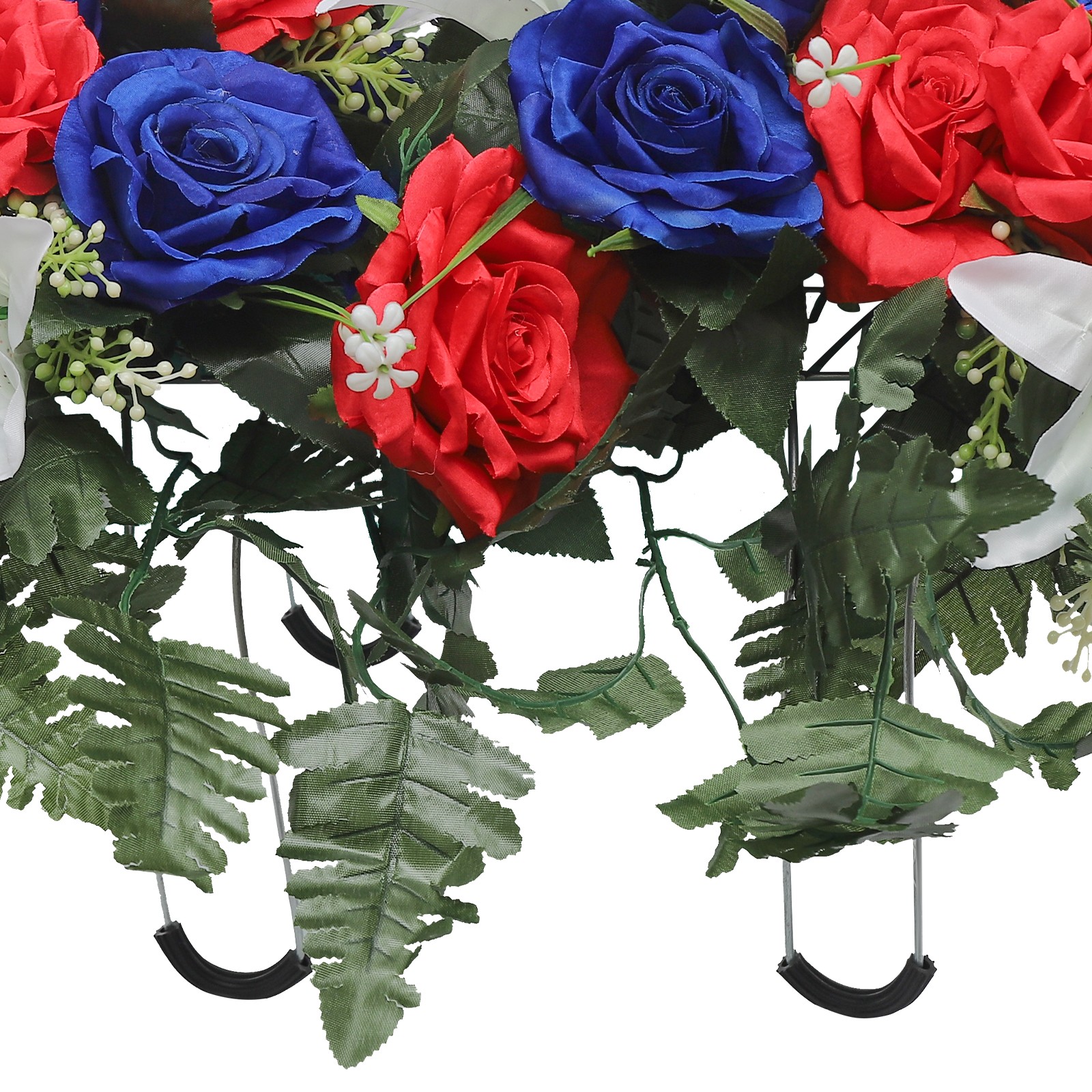 Artificial Flowers for Headstone Outdoor Grave Decorations Cemetery Flowers