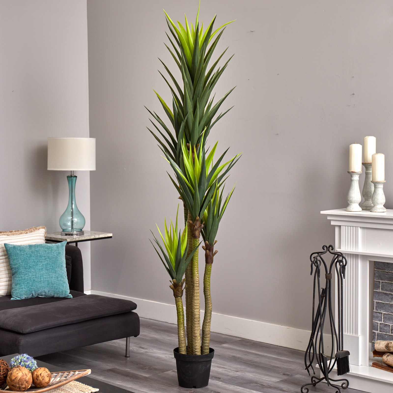 Nearly Natural Dracaena Artificial Plant in Green