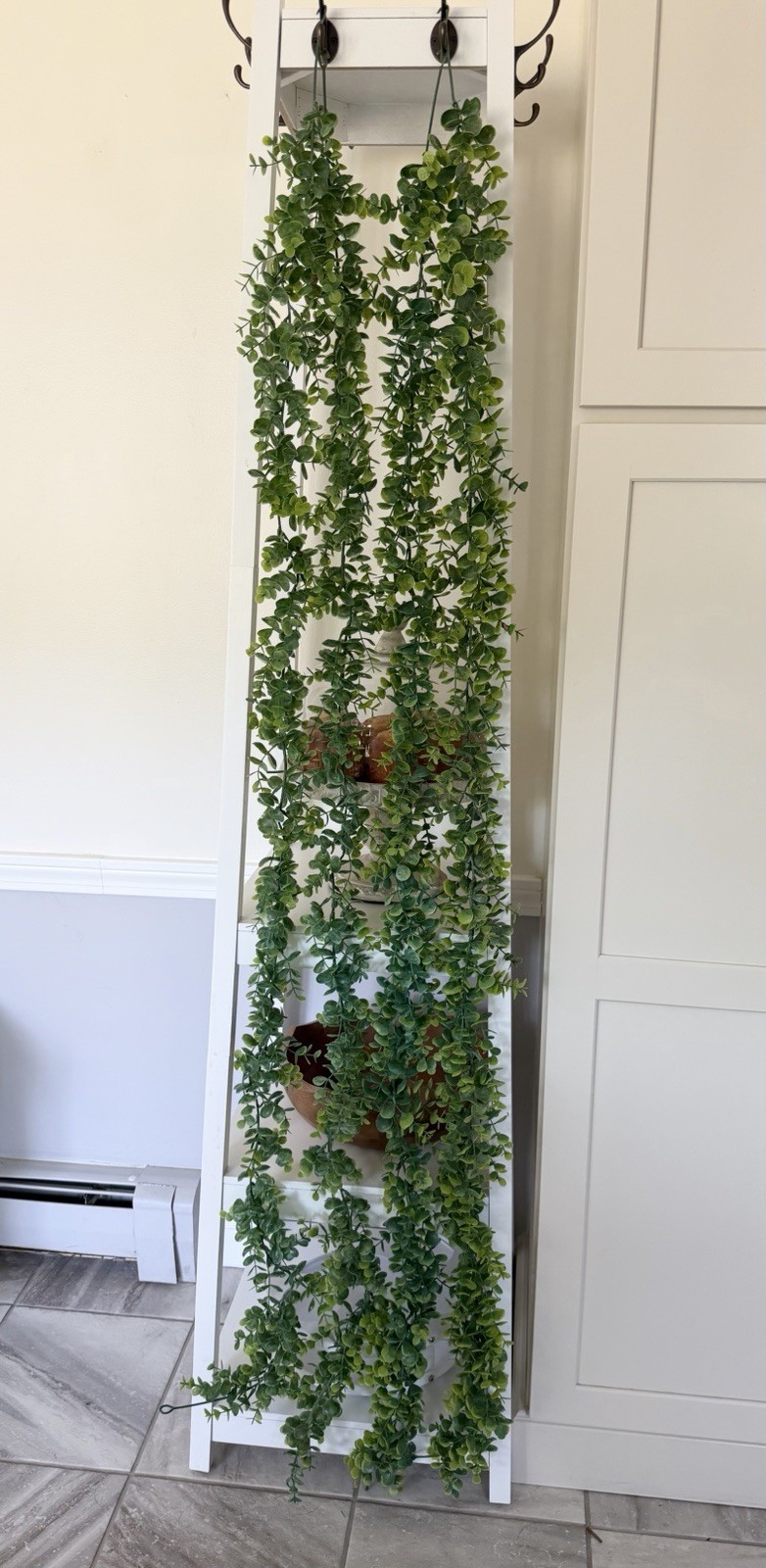 Artificial Green Boxwood Hanging Garland Decor