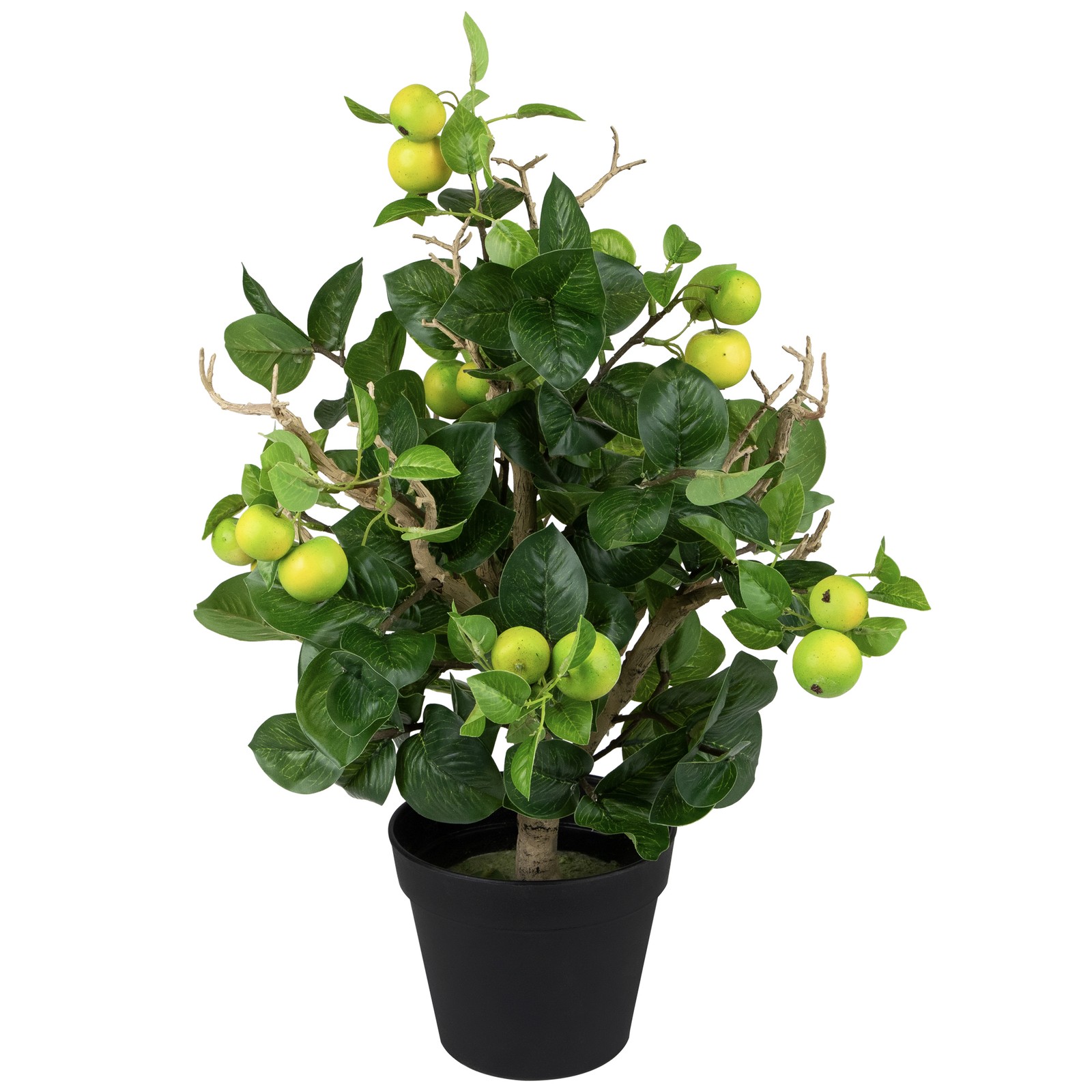 Northlight 23″ Artificial Potted Bonsai-Style Decorative Green Apple Tree