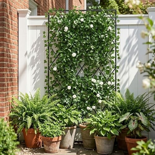 12pcs Fake Ivy Garland, 84 Ft Silk Greenery Vines for Room Decor Wall