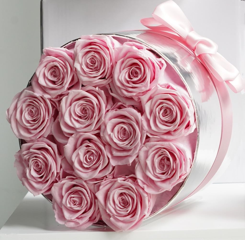 Forever Roses,Large Preserved Roses in a Box,Forever Flowers Real Roses for W…