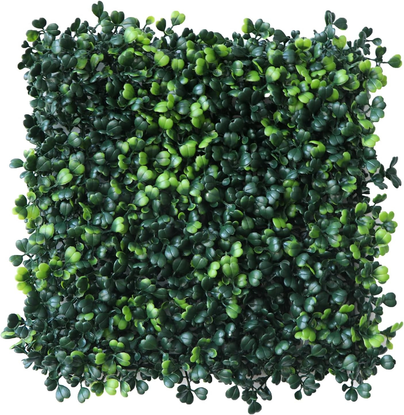 Grass Wall Panels 12 Pcs 10″X 10″ Grass Wall Backdrop Panels Artificial Boxwood