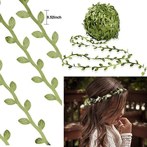 65Ft Artificial Eucalyptus Leaf Fake Hanging Garland Decorative Wreath