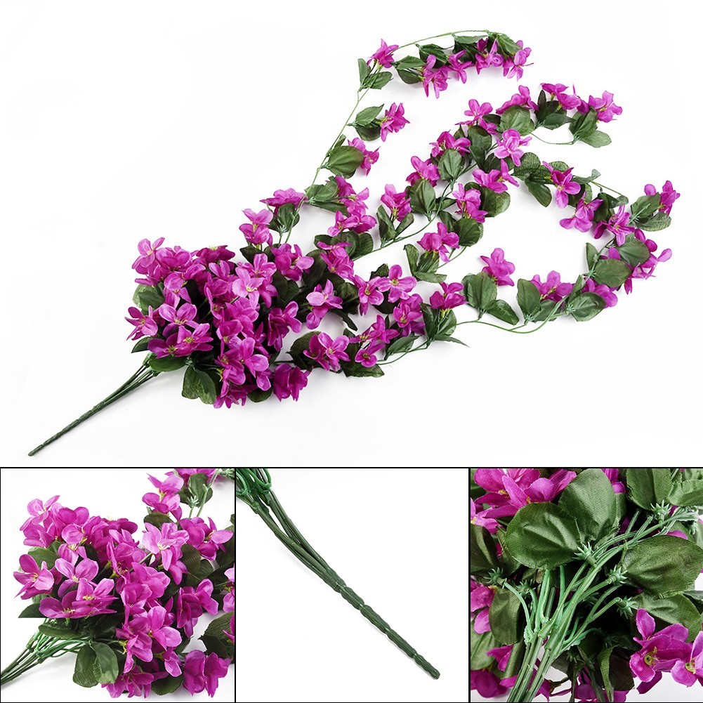 Artifical Fake Flowers Ivy Vine Hanging Garland Plants Wedding Home Indoor Decor