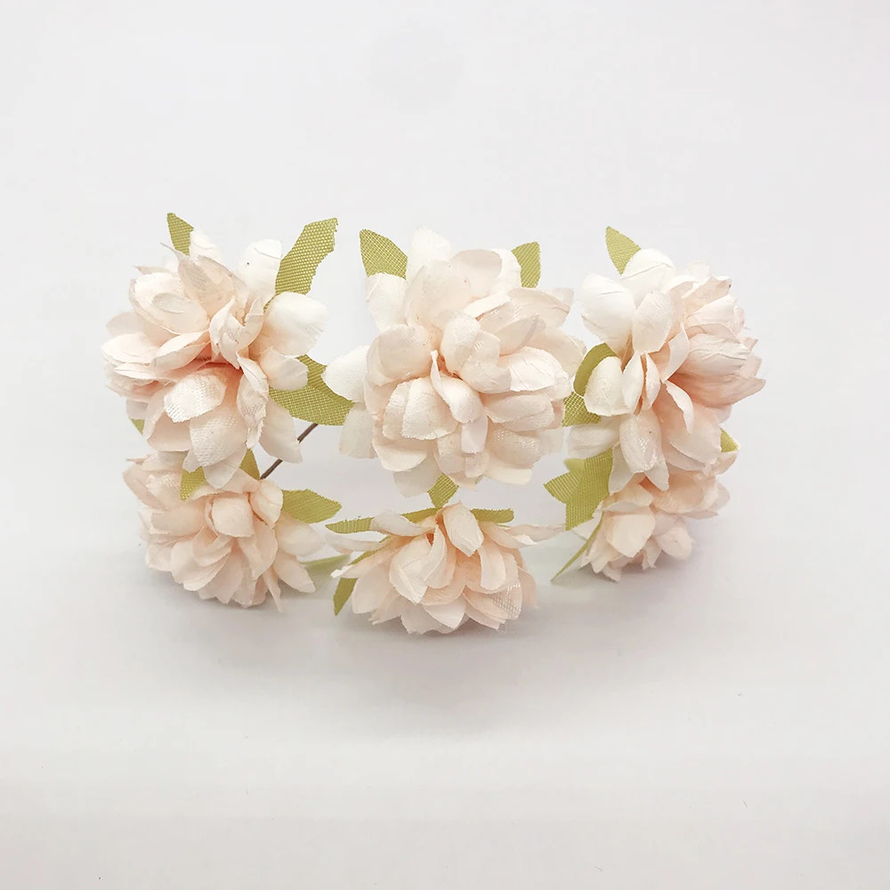 Artificial Flower Silk Peony Home Christmas Handmade Decorative Flower Wall Garl