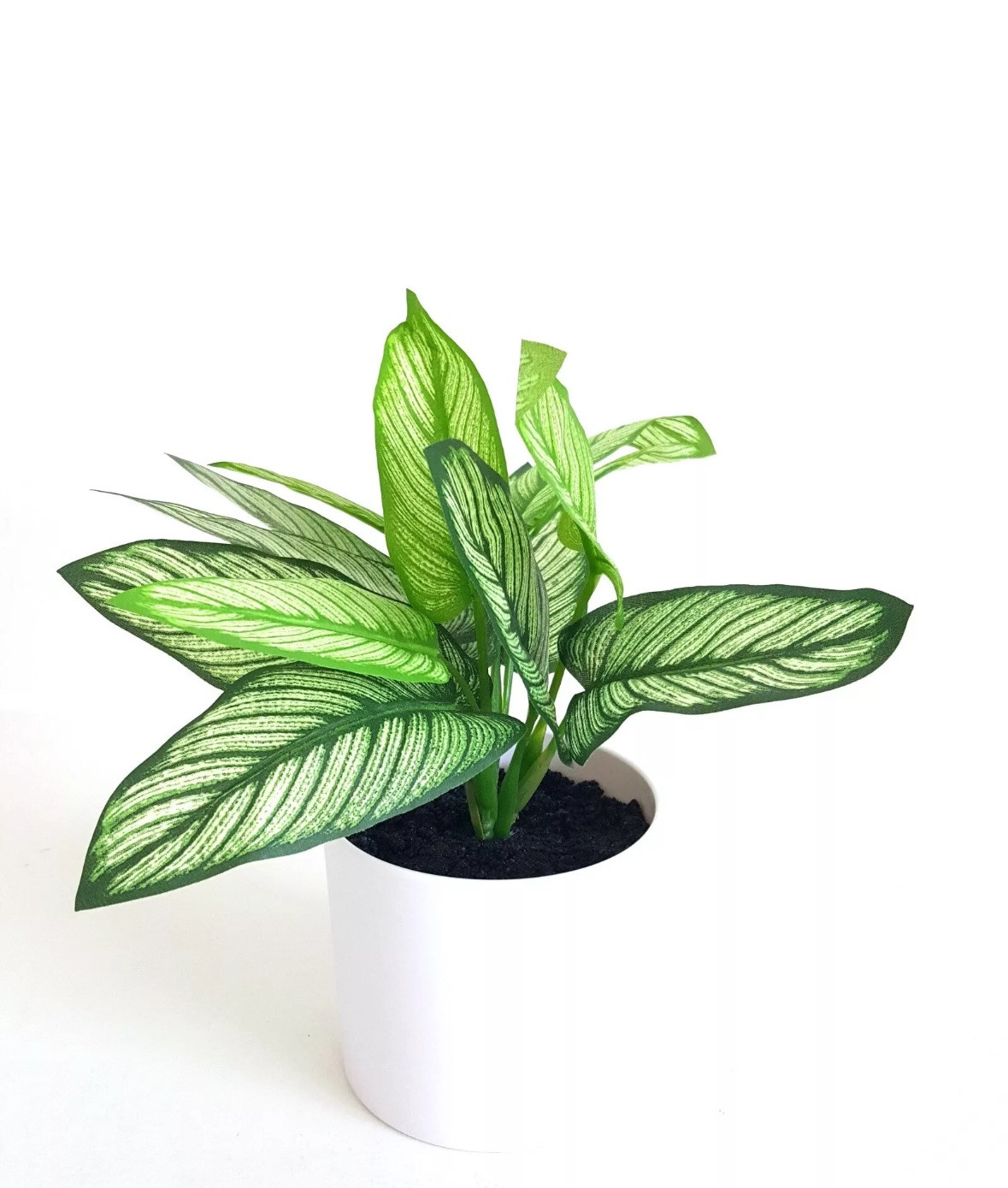 LOT OF 4! 🌱 Target Potted Faux Artificial Plant White Pot Beautiful Plant New