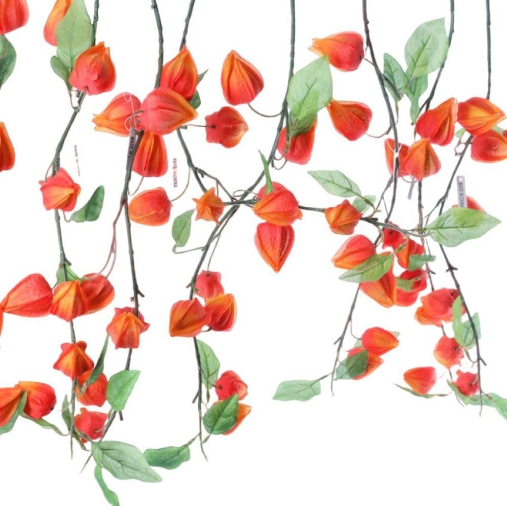 Artificial Plant Lantern Flowers, 3 Bouquets of 34.25 Inch High Lantern Flowe…